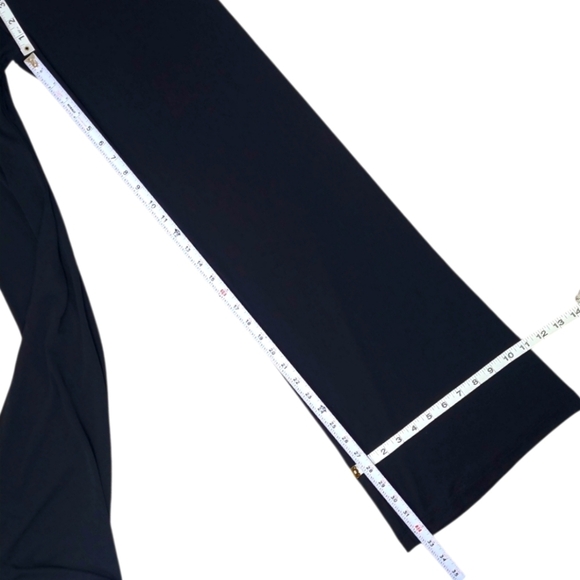 Artelier Nicole Miller Style BD10093 Wide Leg Flowy Flare Black Pants Size Small - Picture 4 of 9